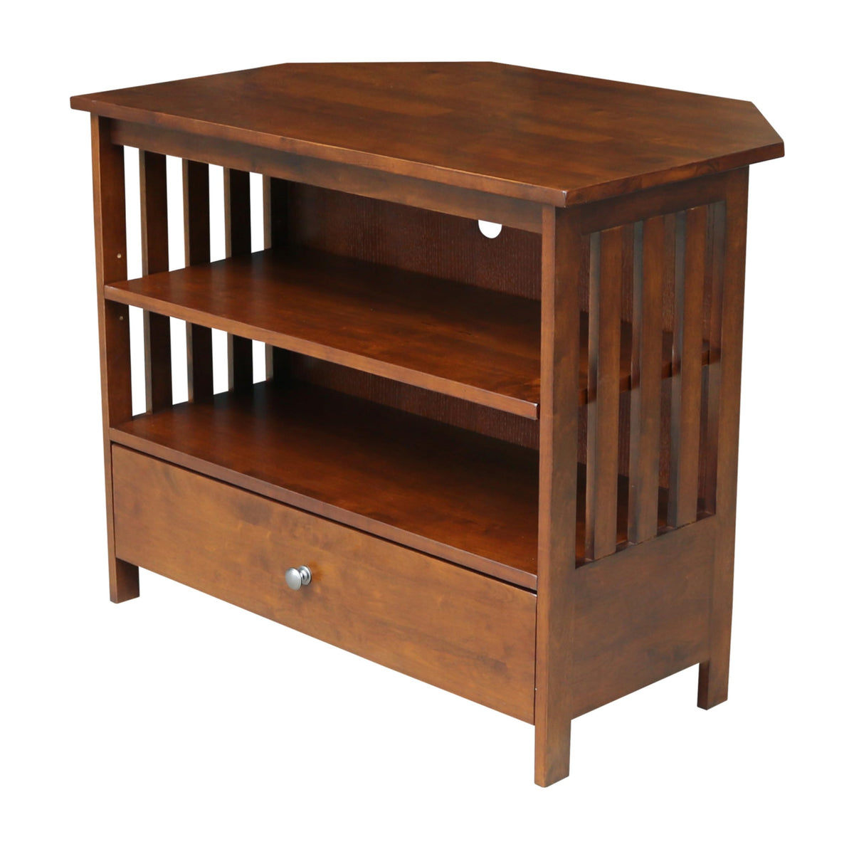 Solid Wood Corner TV Stand S2121