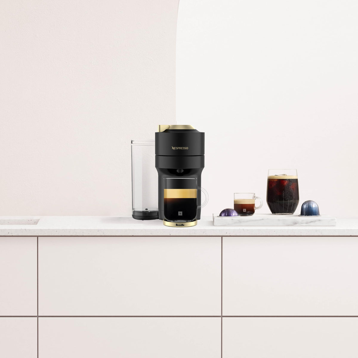 Black & Gold Coffee & Espresso Maker L1604