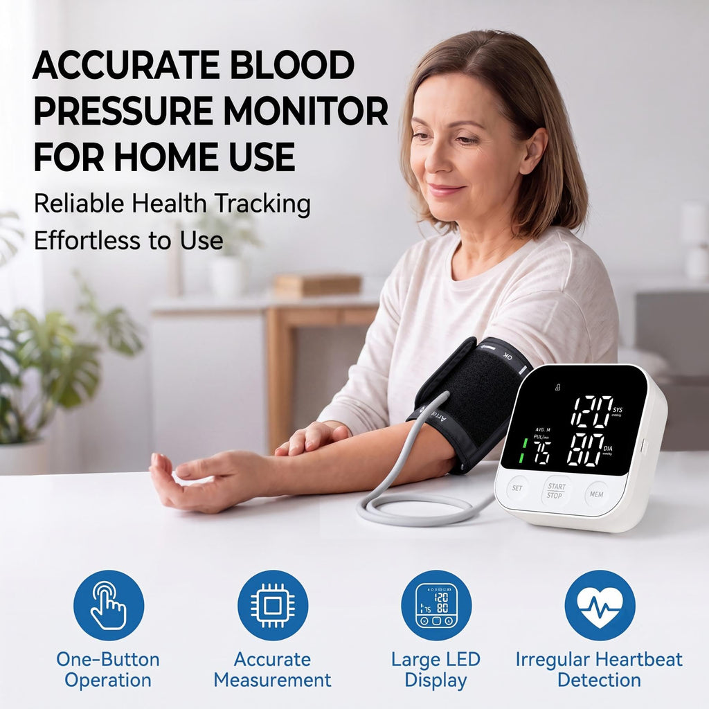 Blood Pressure Monitor Upper Arm Cuff with Storage Bag S18343
