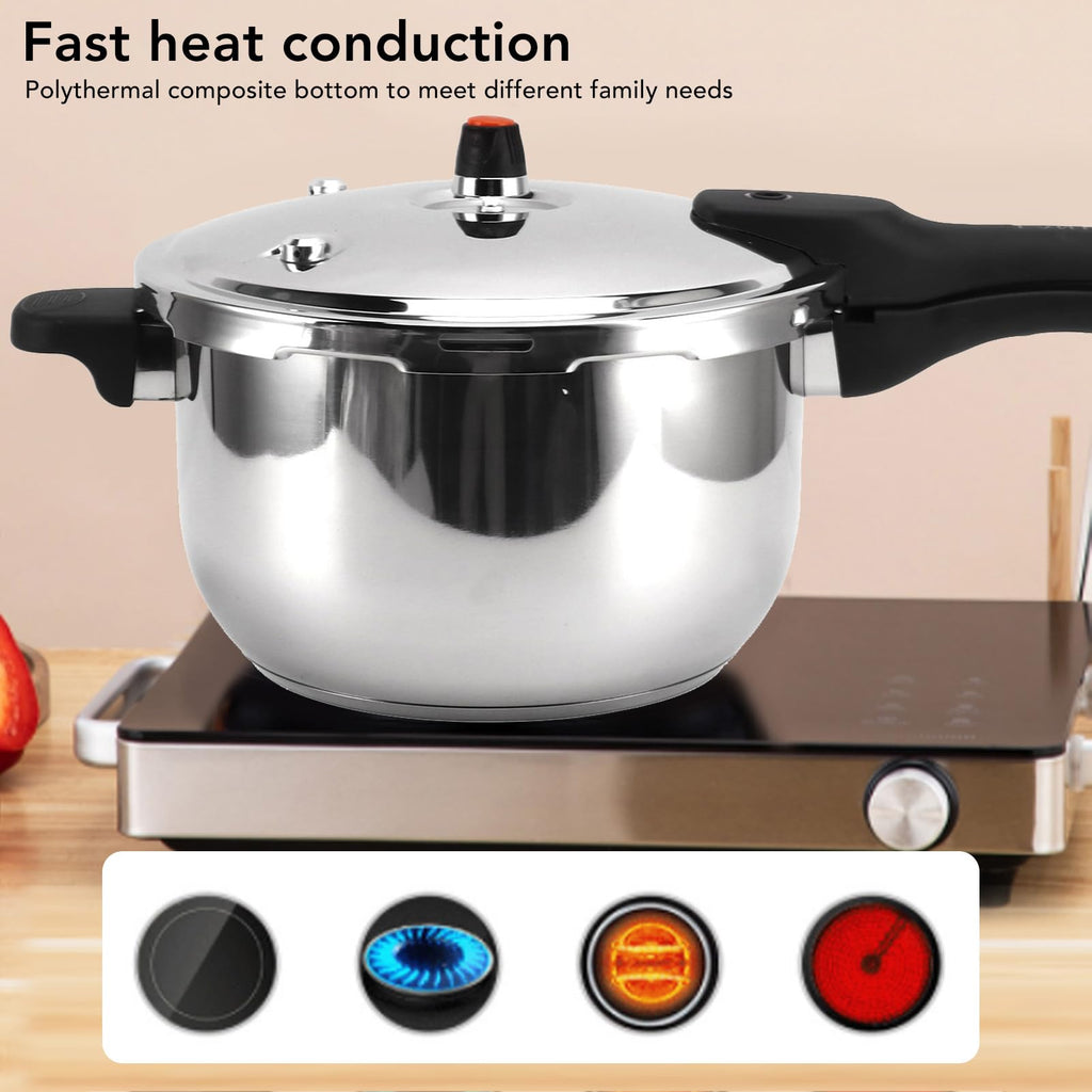 Stainless Steel Induction Pressure Canner 3L A54796