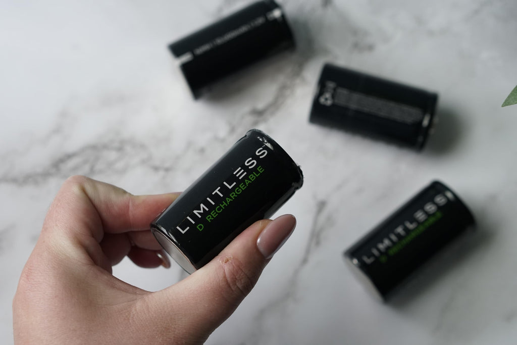 Rechargeable D Batteries 4-Pack with Charger T706686