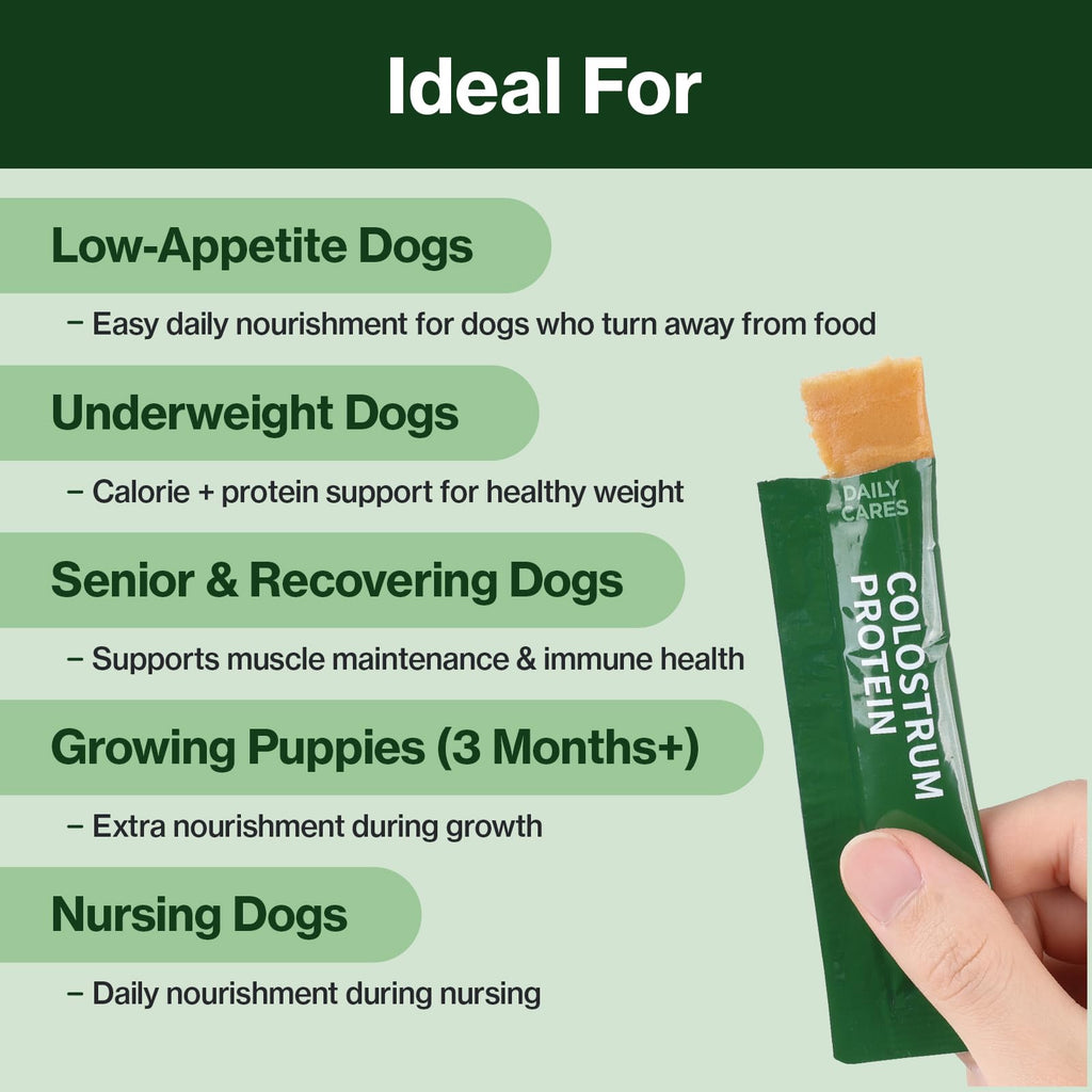 Colostrum Whey Protein Dog Supplement 30 Tubes M438