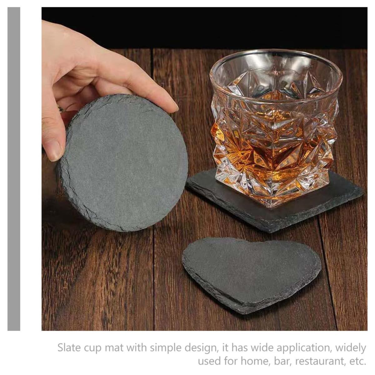 Natural Stone Coasters Set B25680