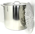 60 QT Stainless Steel Stock Pot Steamer L665983