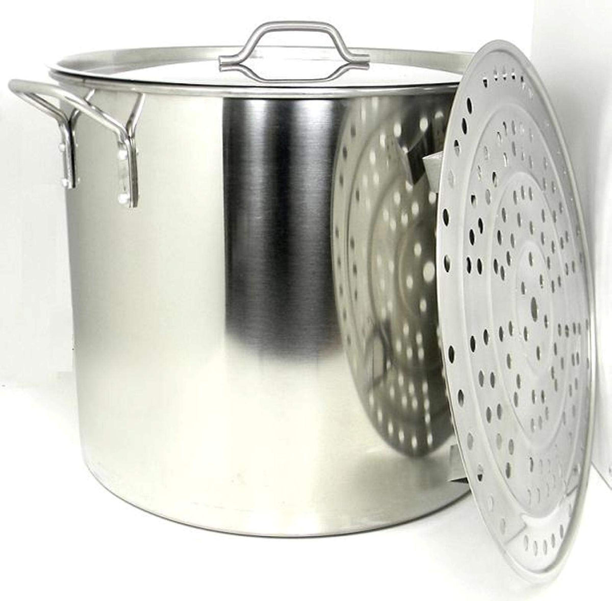 60 QT Stainless Steel Stock Pot Steamer L665983