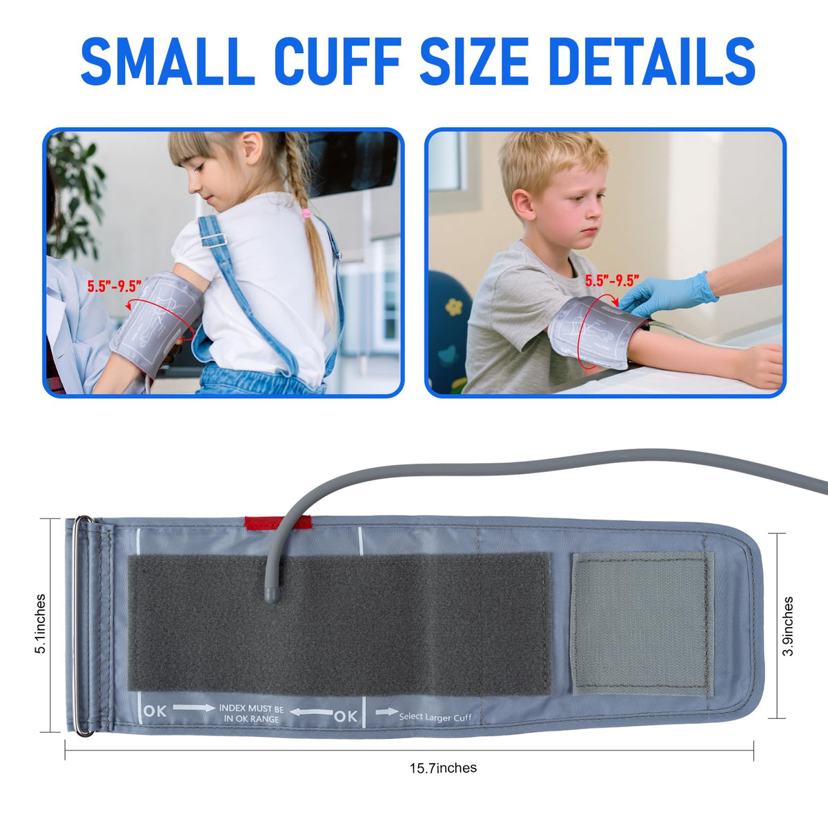 Small Blood Pressure Cuff 5.5"-9.5" S113724