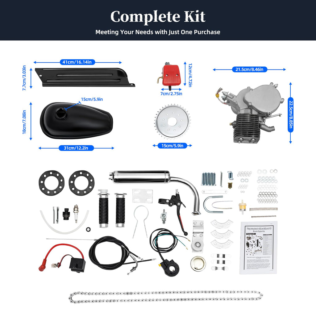 2-Stroke 100CC Bicycle Engine Kit L225