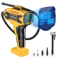 Cordless Portable Tire Inflator Air Compressor 160PSI Digital Pressure Gauge L3762