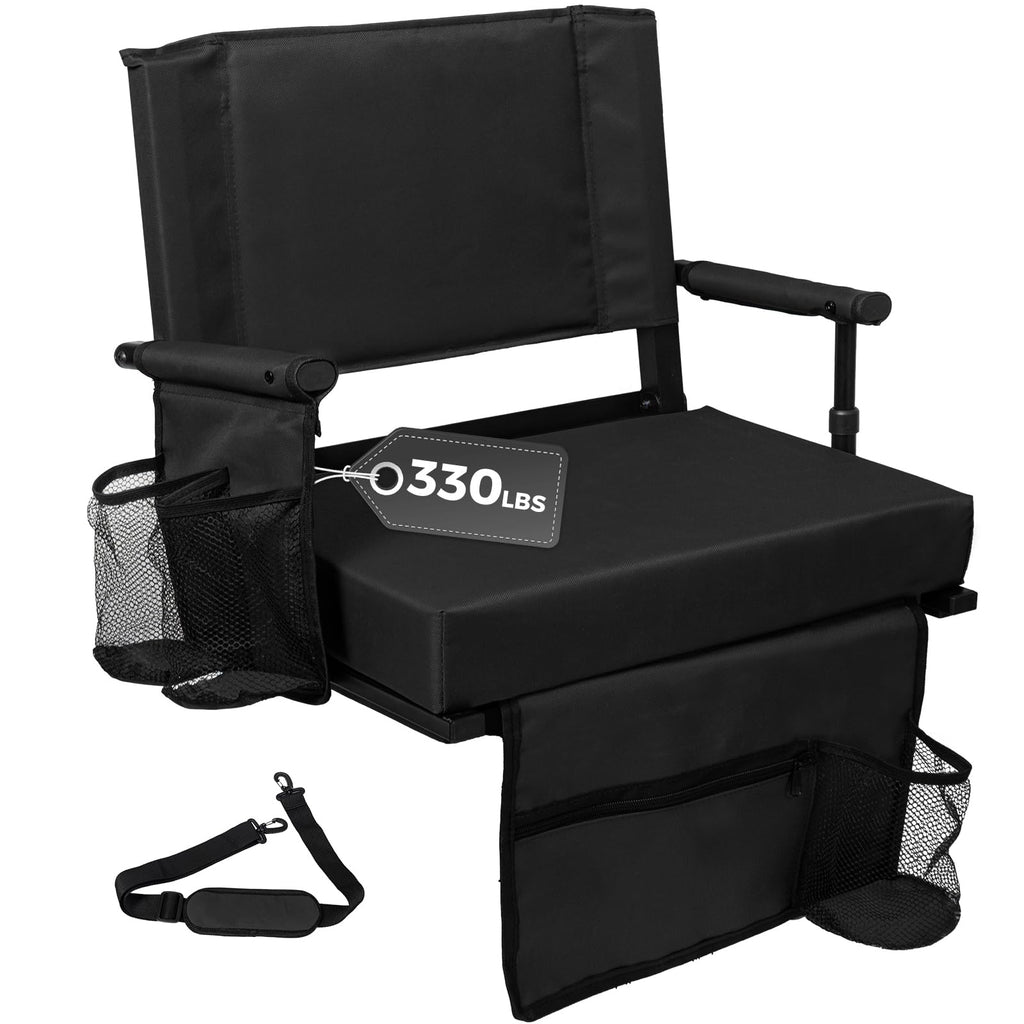 Bleacher Chair with Back & Cushion C38347