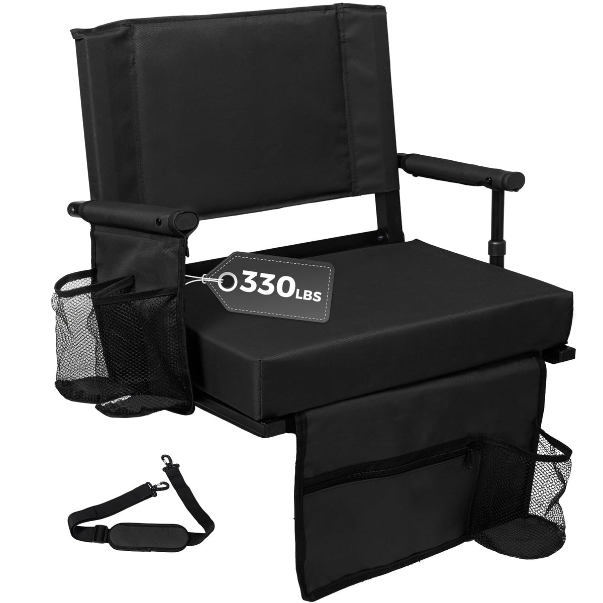 Bleacher Chair with Back & Cushion C38347