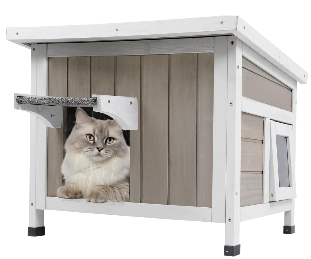 Weatherproof Outdoor Cat House V395