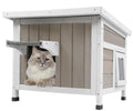 Weatherproof Outdoor Cat House V395