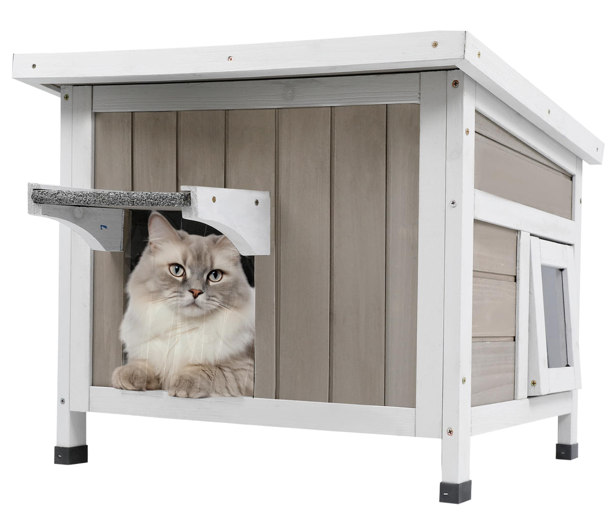 Weatherproof Outdoor Cat House V395