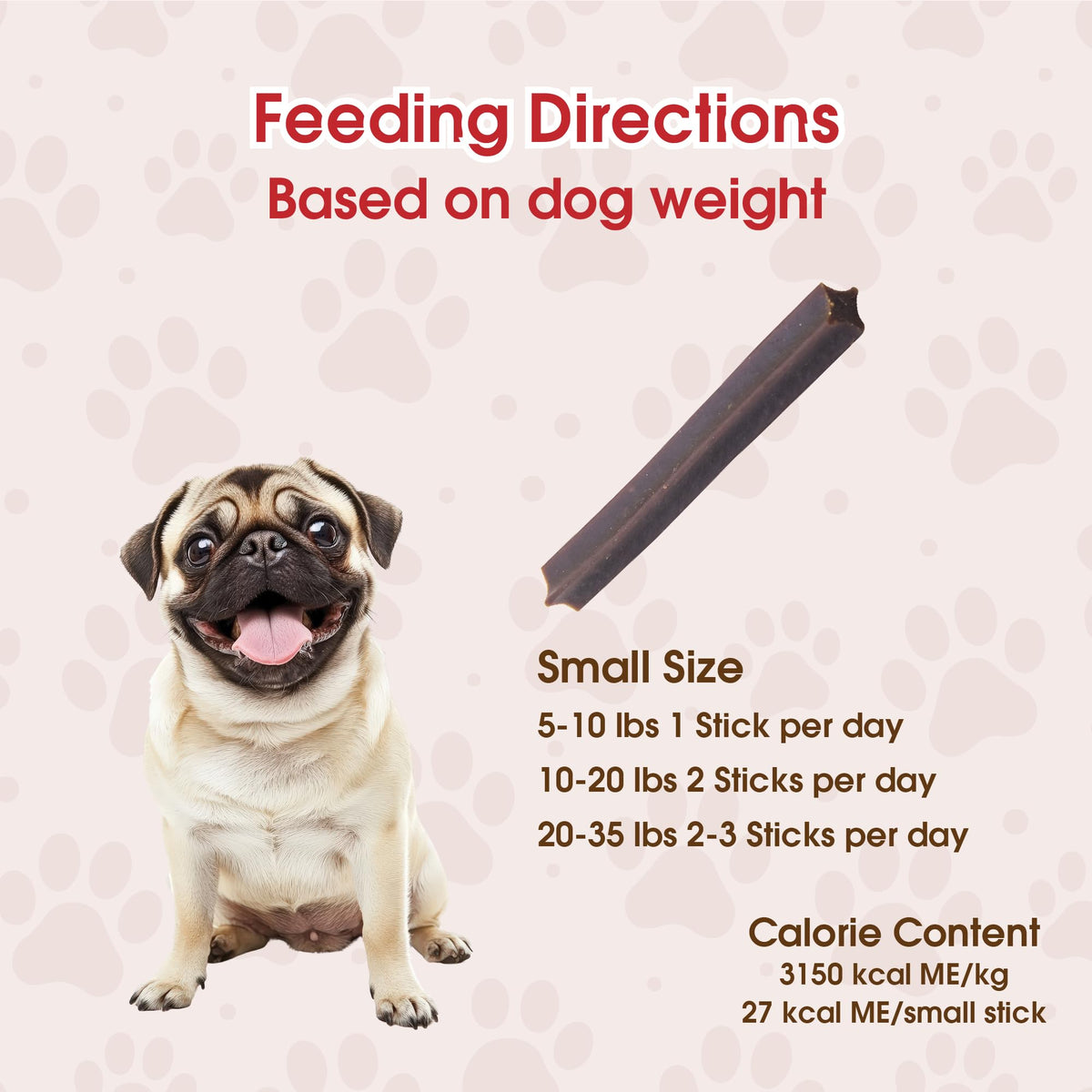 Grain-Free Dental Chew Sticks for Puppies, 6.2 oz N652