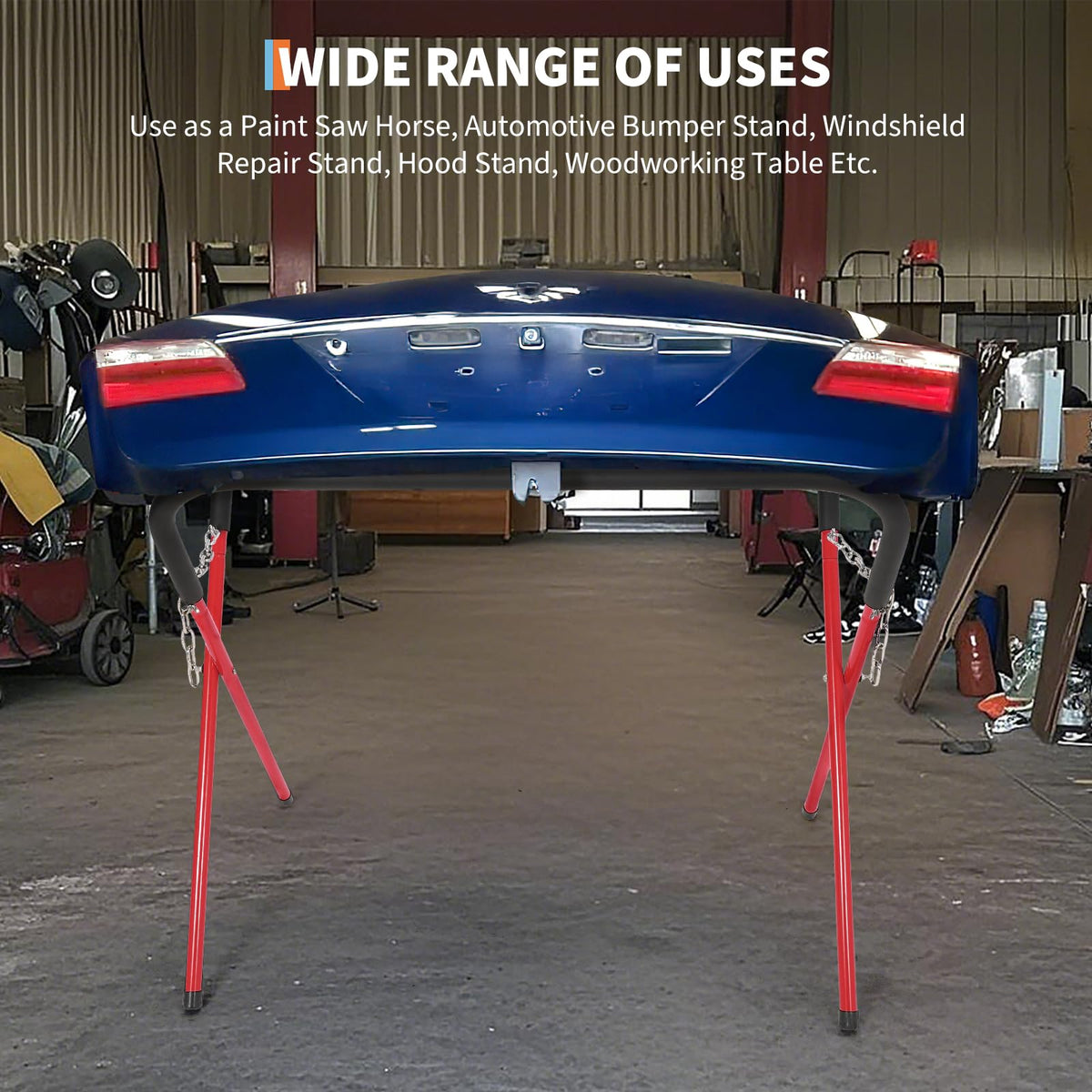 Heavy Duty Folding Work Stand, 500LB Capacity Portable Work Table B1179