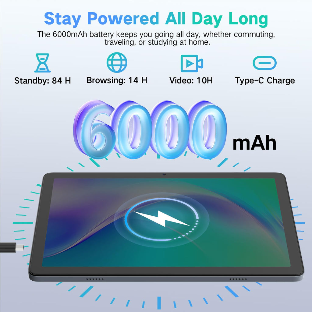 Android 15 Tablet 10.1 Inch Octa-Core 12GB RAM 128GB ROM G871150