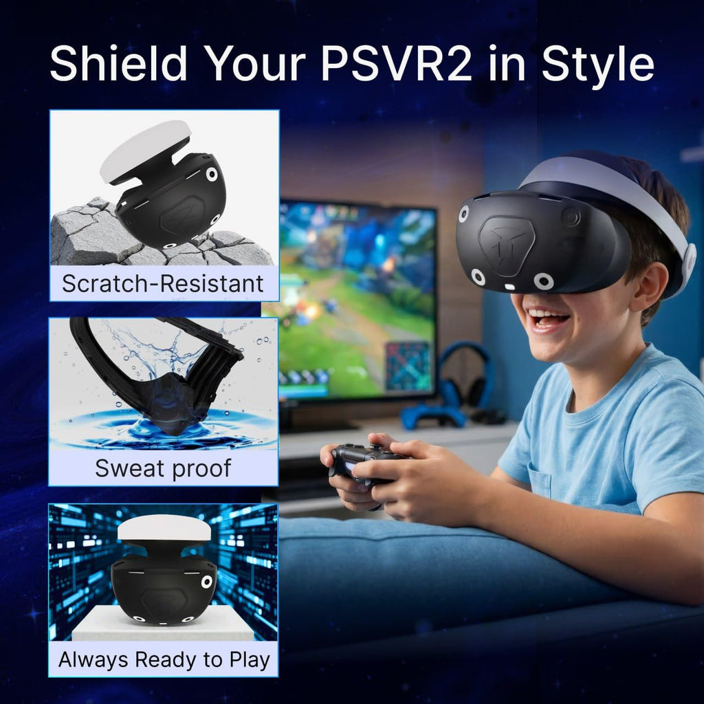 Protective Cover for Headset & Face Cushion Cover & Thumb Grips P200
