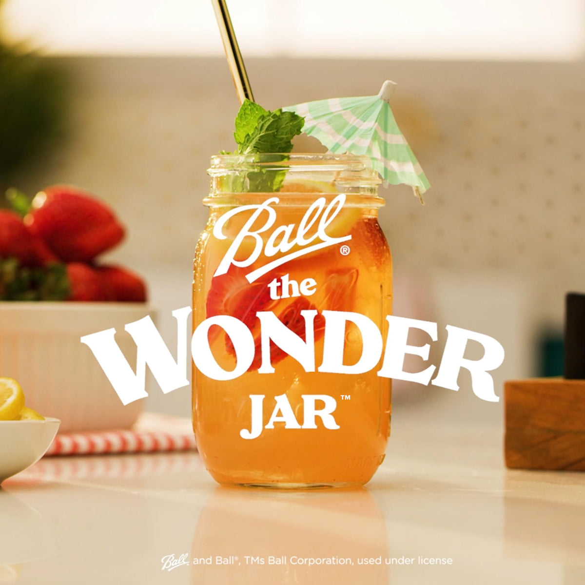 8 Glass Clear Jars with Lids & Bands I800