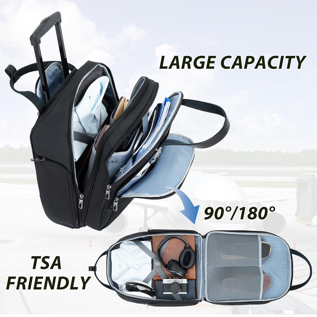 16" Underseat Rolling Lightweight Suitcase H692833