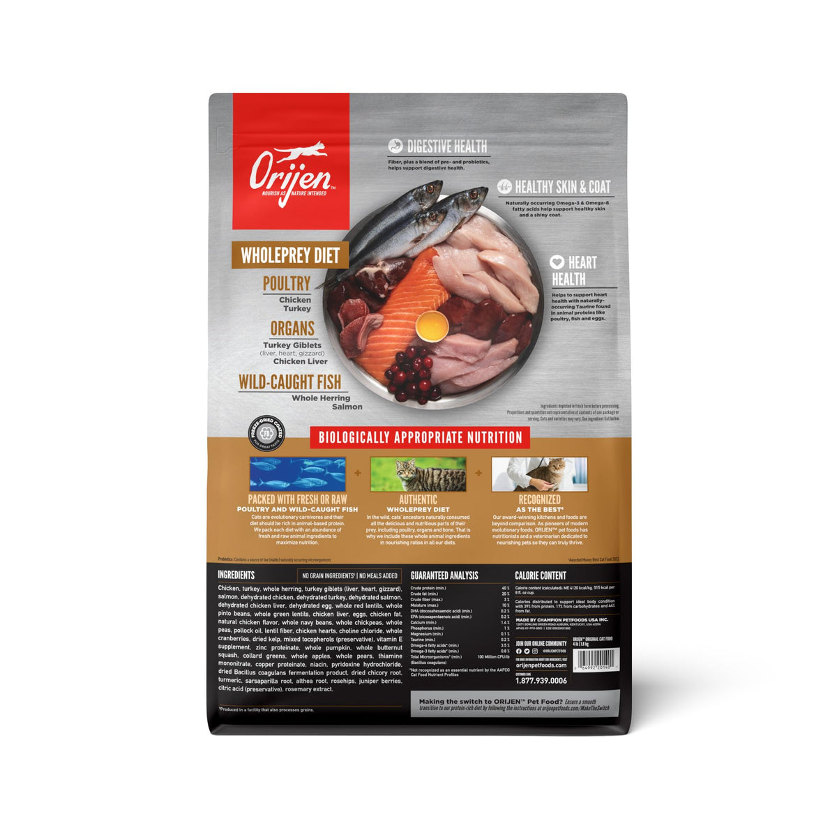 Grain Free Dry Cat Food 4lb Bag A952775