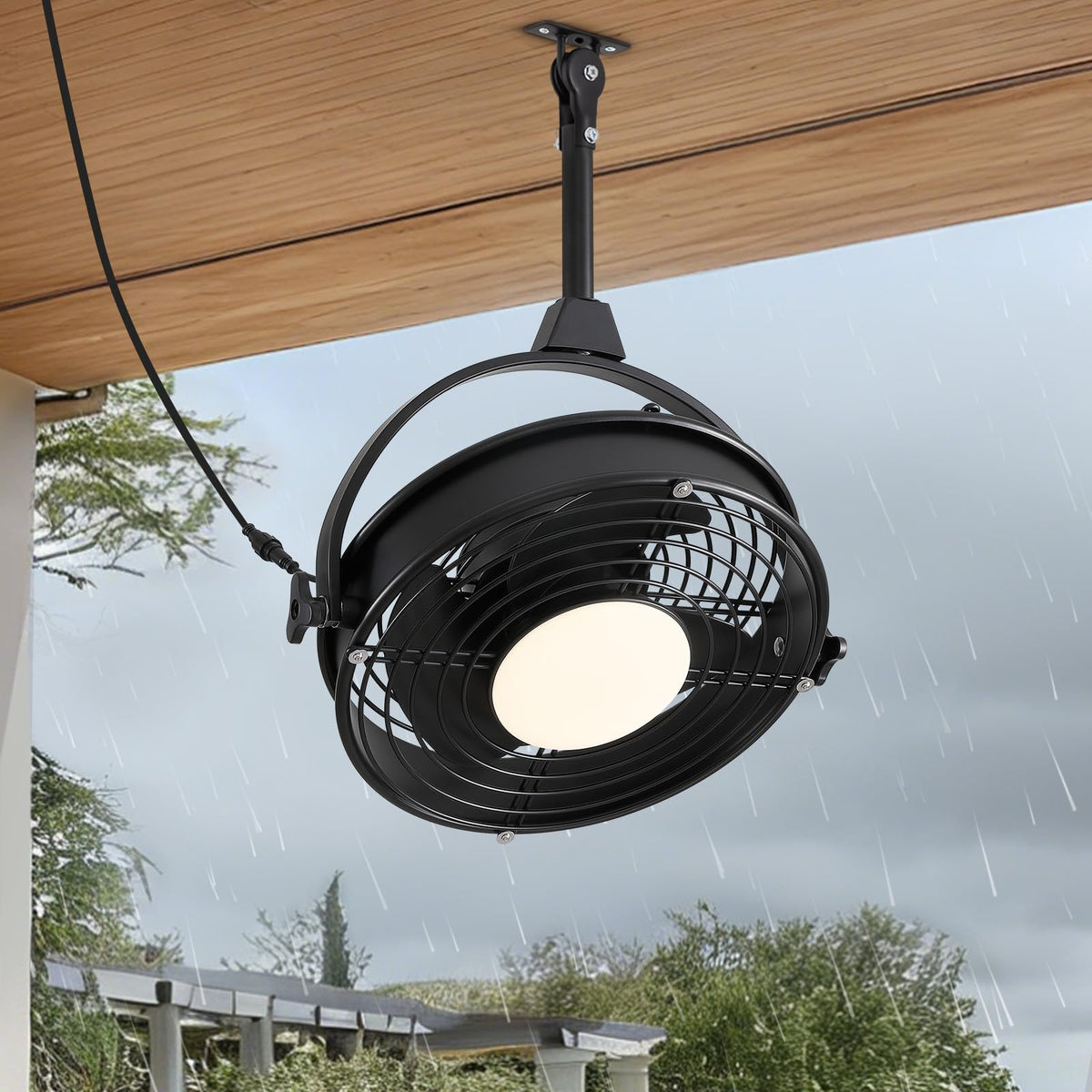 20" Outdoor Ceiling Fan with Lights R7982