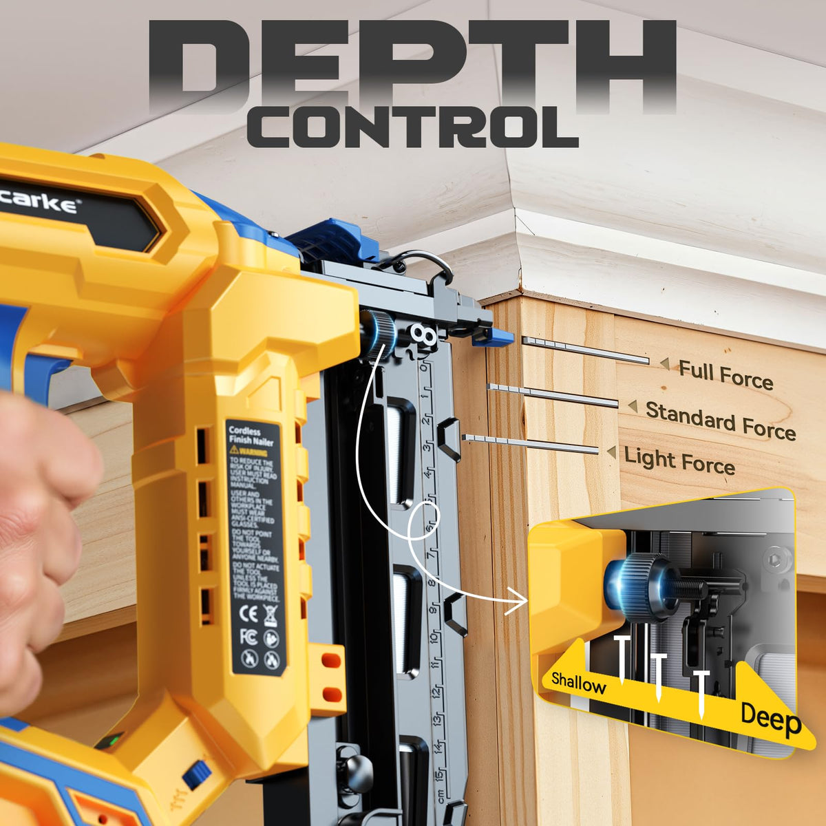 16 Gauge Cordless Straight Brad Nailer T320