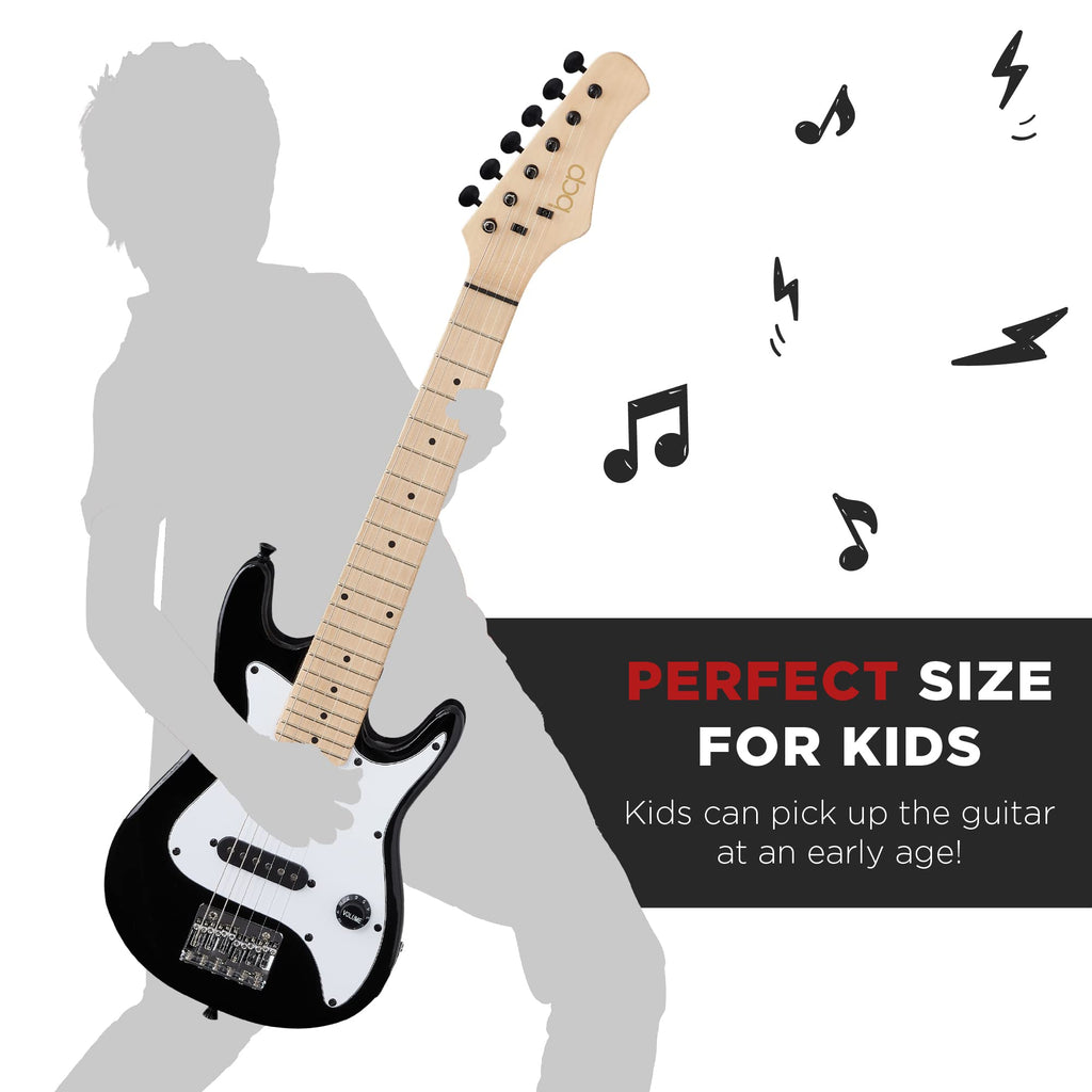 30in Kids Electric Guitar Starter Kit with Amplifier J17826