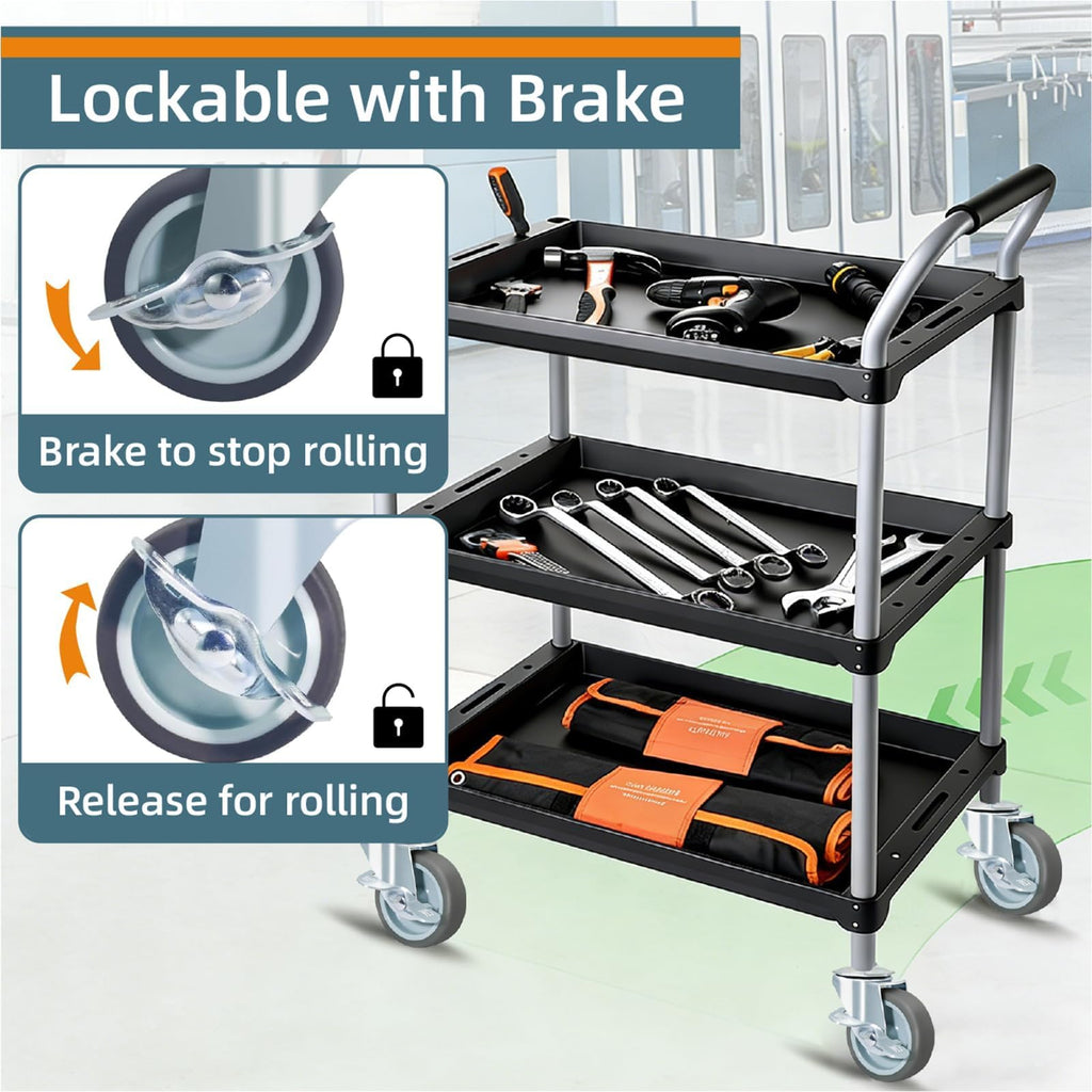 Set of 4 Stem Casters with Brake G304321
