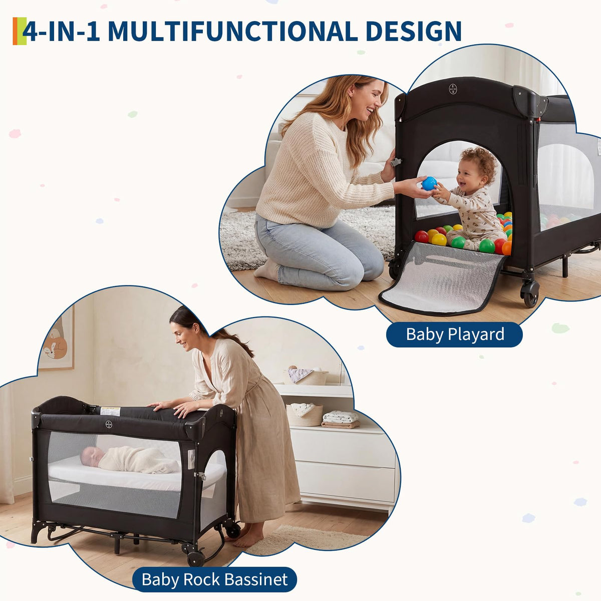 4 in 1 Baby Playard K7318