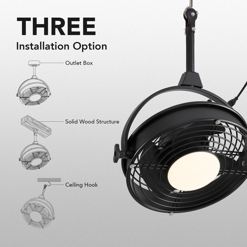 20" Outdoor Ceiling Fan with Lights R7982