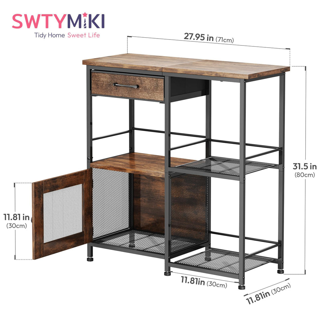Coffee Bar Cabinet with Drawers K309646