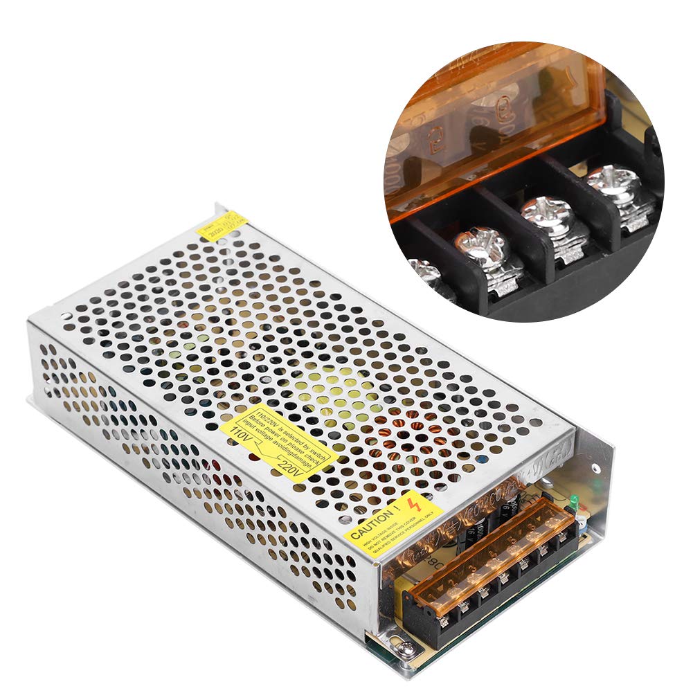DC12V Switch Power Supply Driver Adapter Aluminum Alloy Transformer I60448