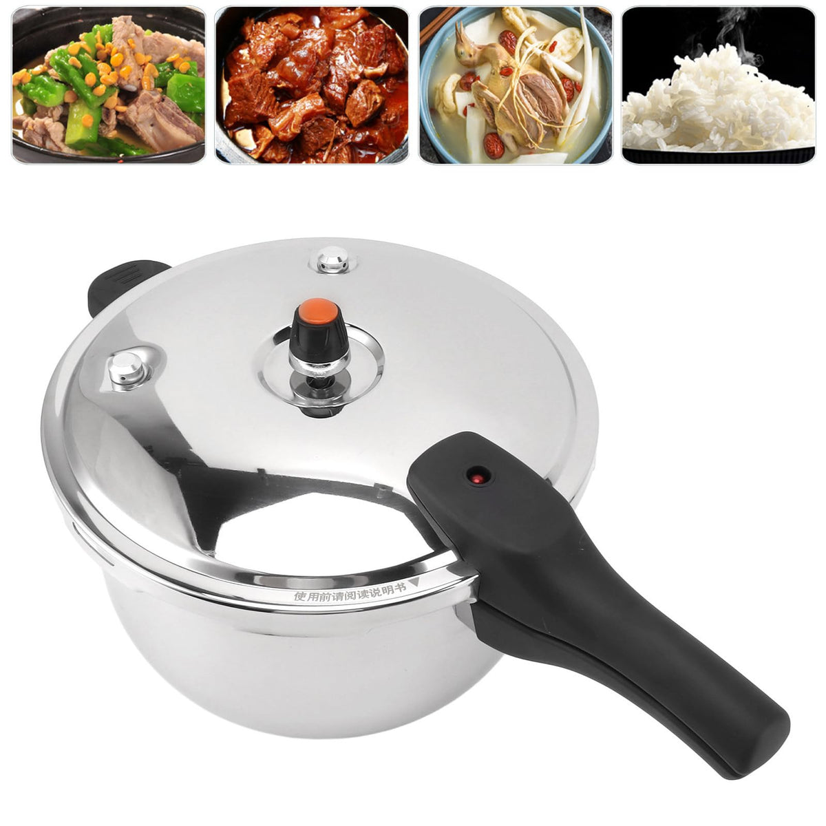 Stainless Steel Induction Pressure Canner 3L A54796