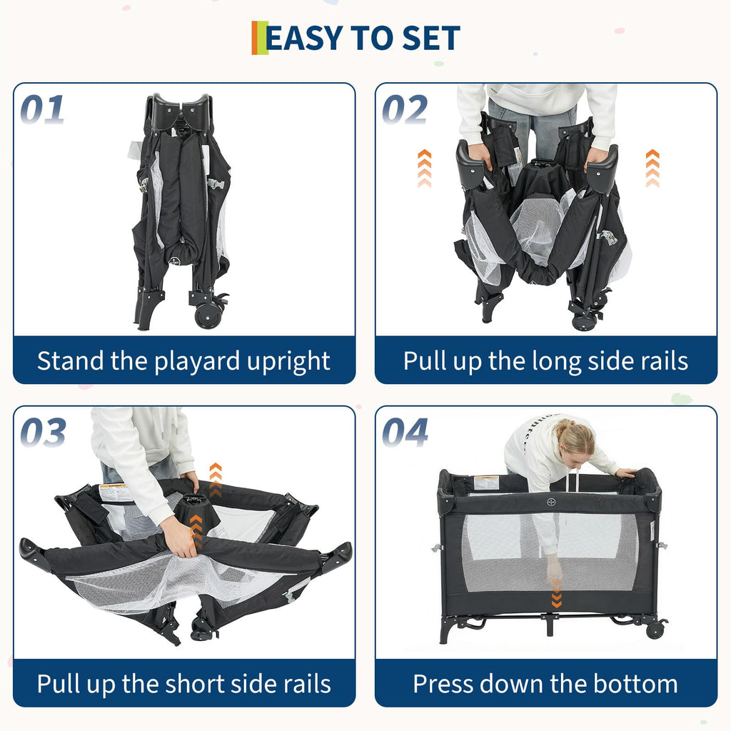 4 in 1 Baby Playard K7318