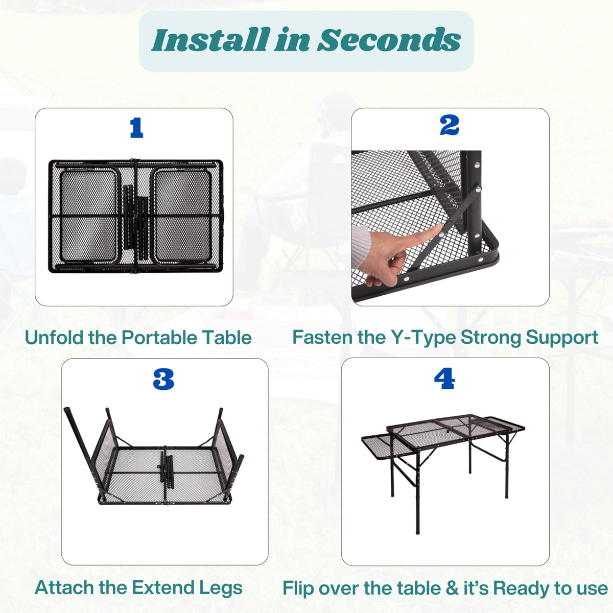 3x2 FT Folding Table with Carry Bag H96197