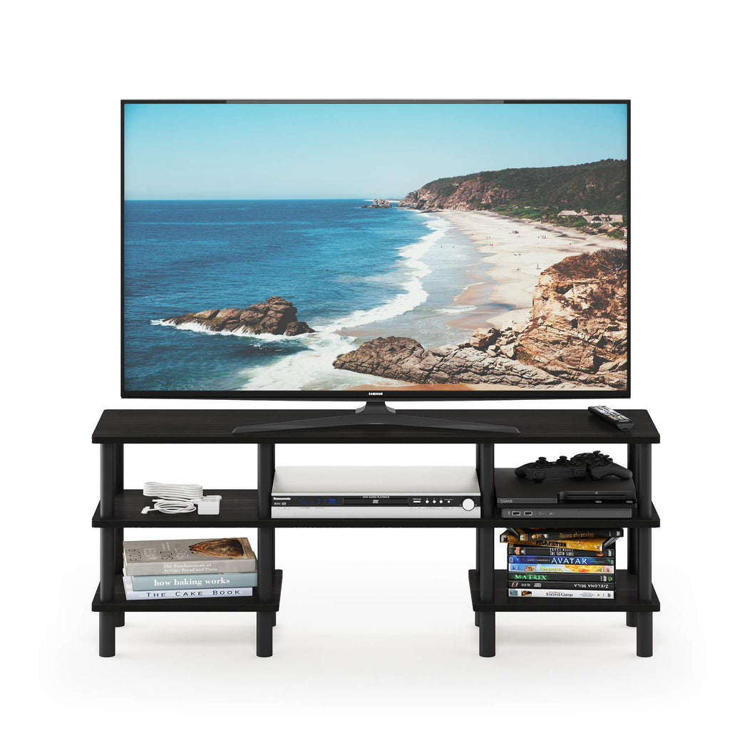 Espresso 3-Tier Open Shelf TV Stand U60758