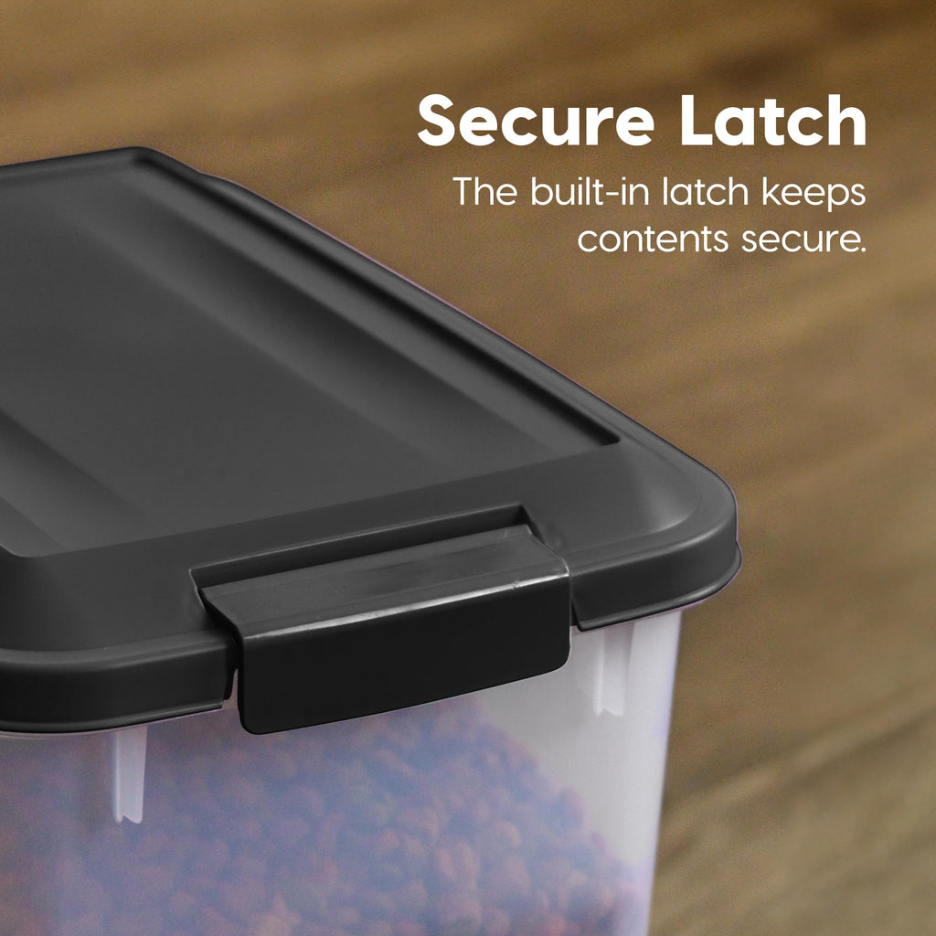 Dog Food Storage Container 2-Pack Black U93370