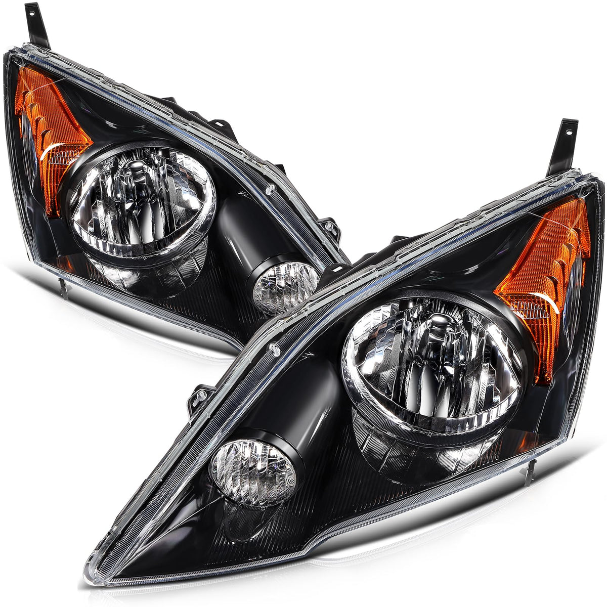 Chrome Housing Clear Corner Headlight Assembly G9415