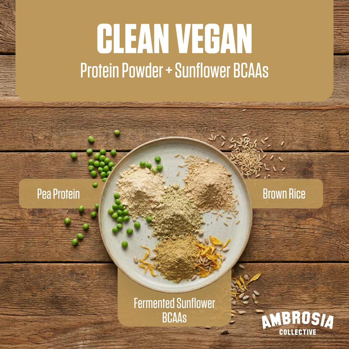 Plant Based Vegan Pea Protein Powder 20g Vanilla A854921