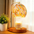 Stained Glass Candle Warmer Lamp with Adjustable Height K66544