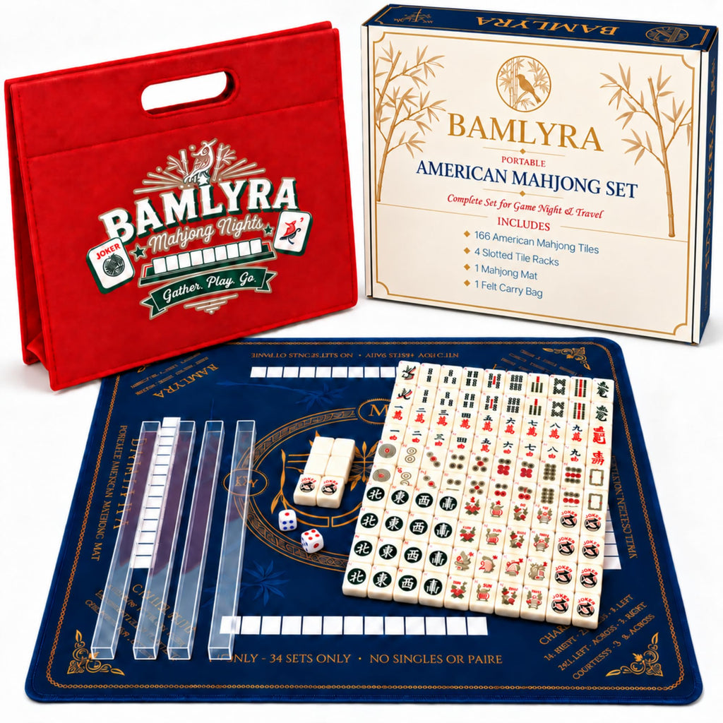 0.9-inch Mini Mahjong Set X710846