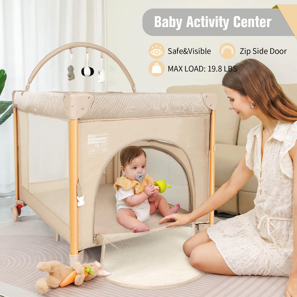 5 in 1 Beige Baby Bassinet Z4356