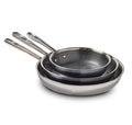 3 Piece Stainless Steel Frypan Cookware Set X322