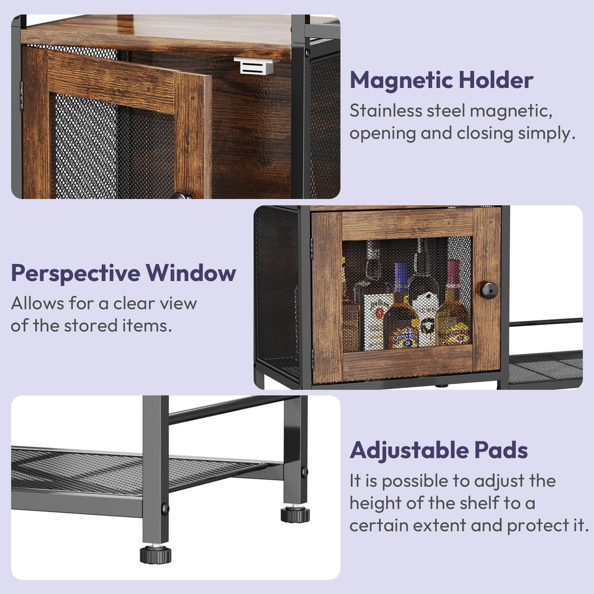 Coffee Bar Cabinet with Drawers K309646