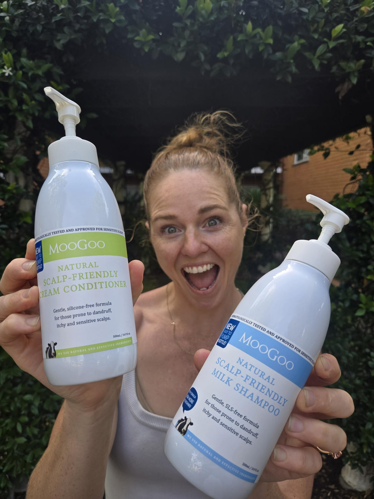 Natural Milk Shampoo & Cream Conditioner Pack - Sulphate-Free, Silicone-Free, Paraben-Free - 2x 16.9 fl oz Z629350