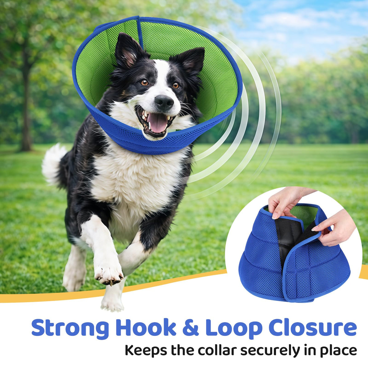Soft Dog Cone Collar Adjustable Washable O953