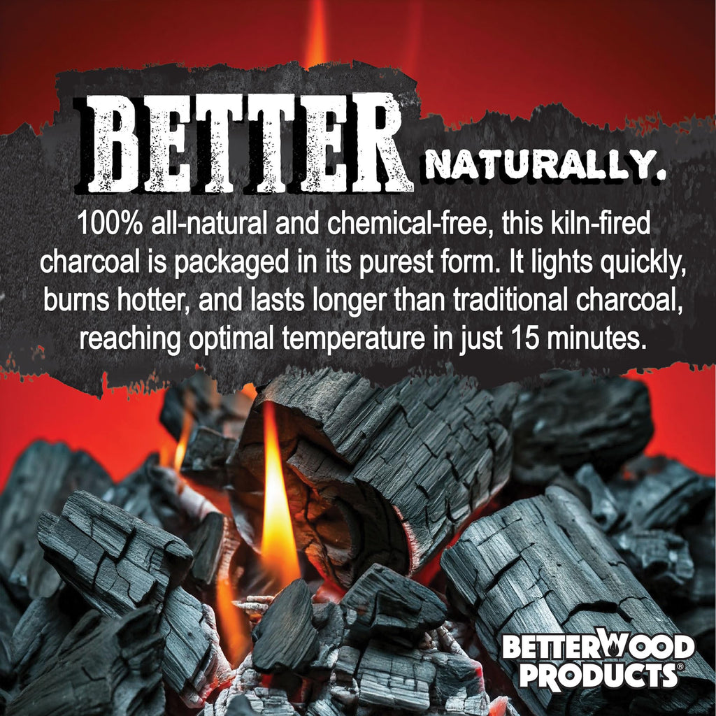 100% All Natural Hardwood Lump Charcoal 17.6 Pounds T331501