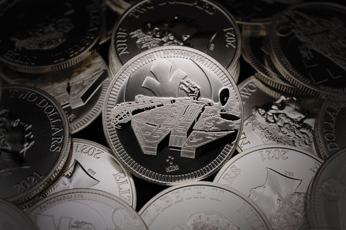 1 oz Silver Star Wars Millennium Falcon $2 K462