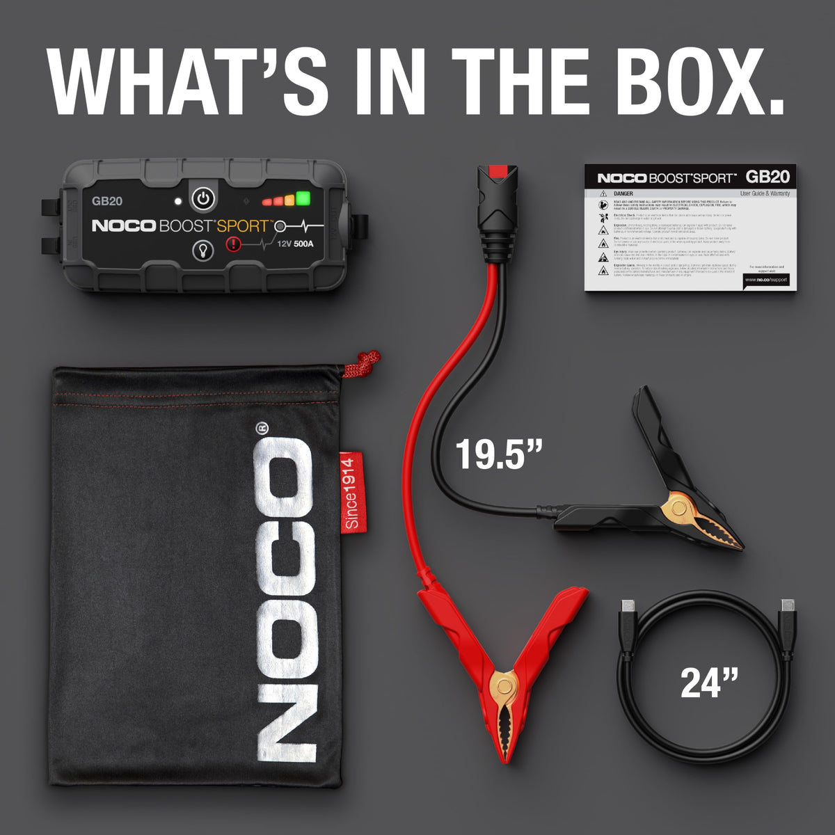 500A 12V Lithium Battery Jump Starter Z51588