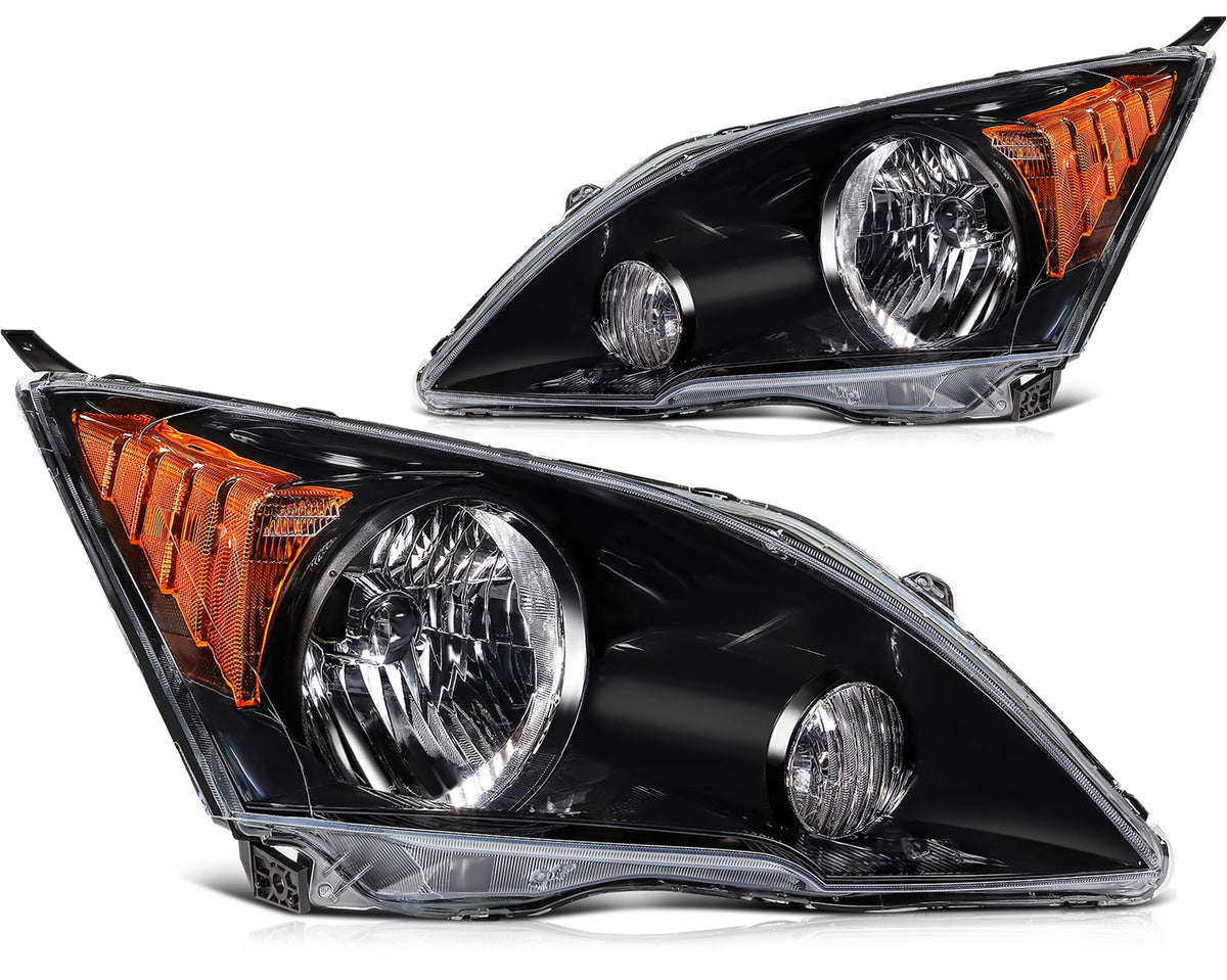 Chrome Housing Clear Corner Headlight Assembly G9415